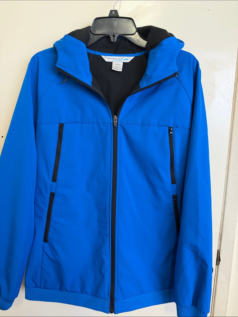 Tri-mountain women’s Royal Blue Windbreaker Jacket with Hood